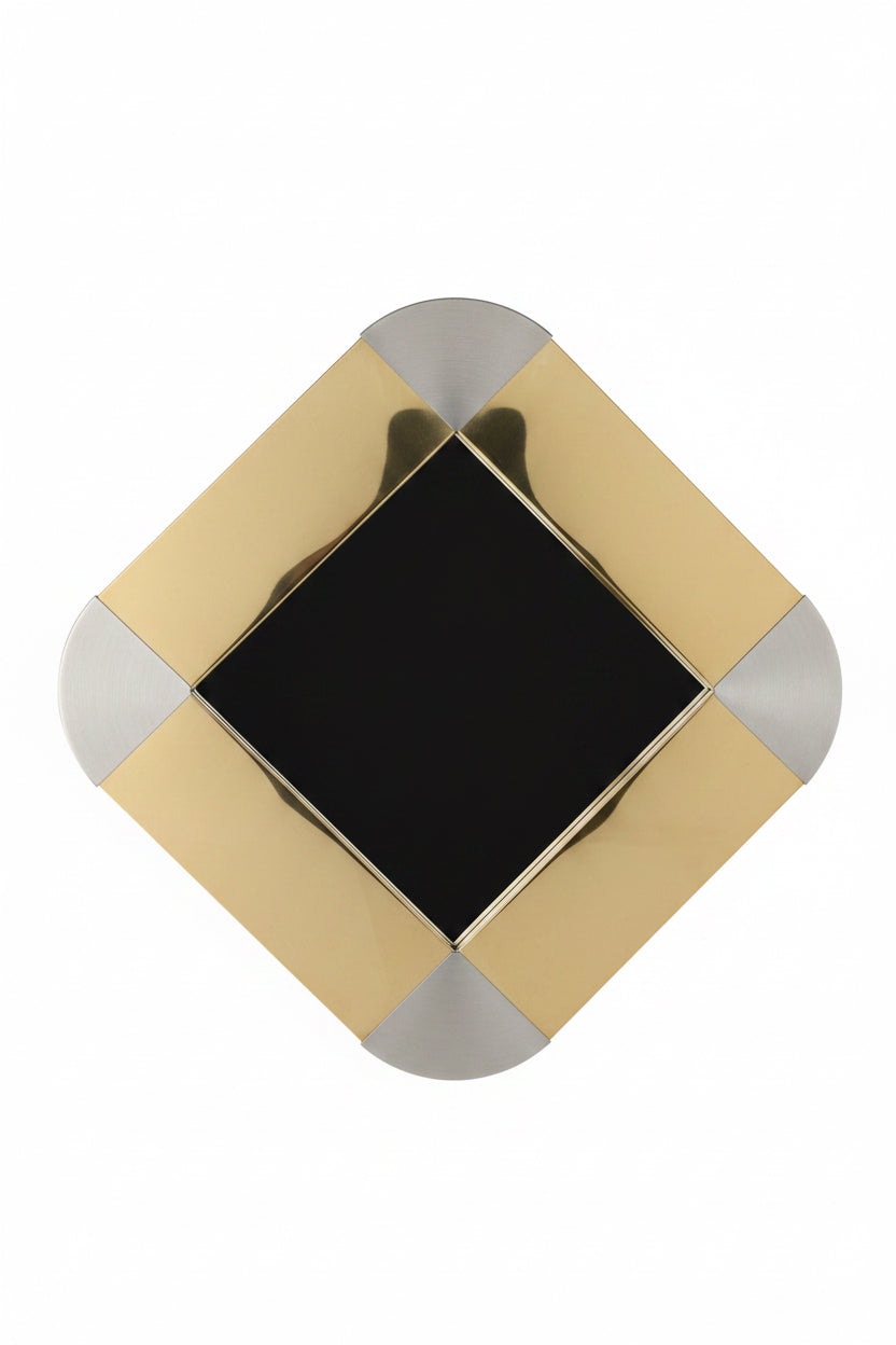 Jere Mirror by The Vault Creative showcasing a sleek, modern design with a reflective glass surface and stylish frame.