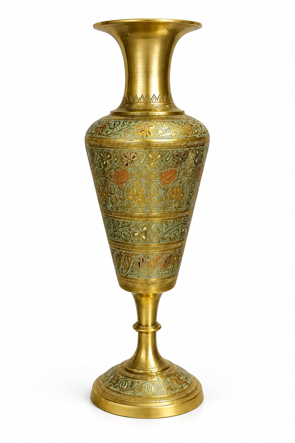 Vintage Brass Hippy Vase