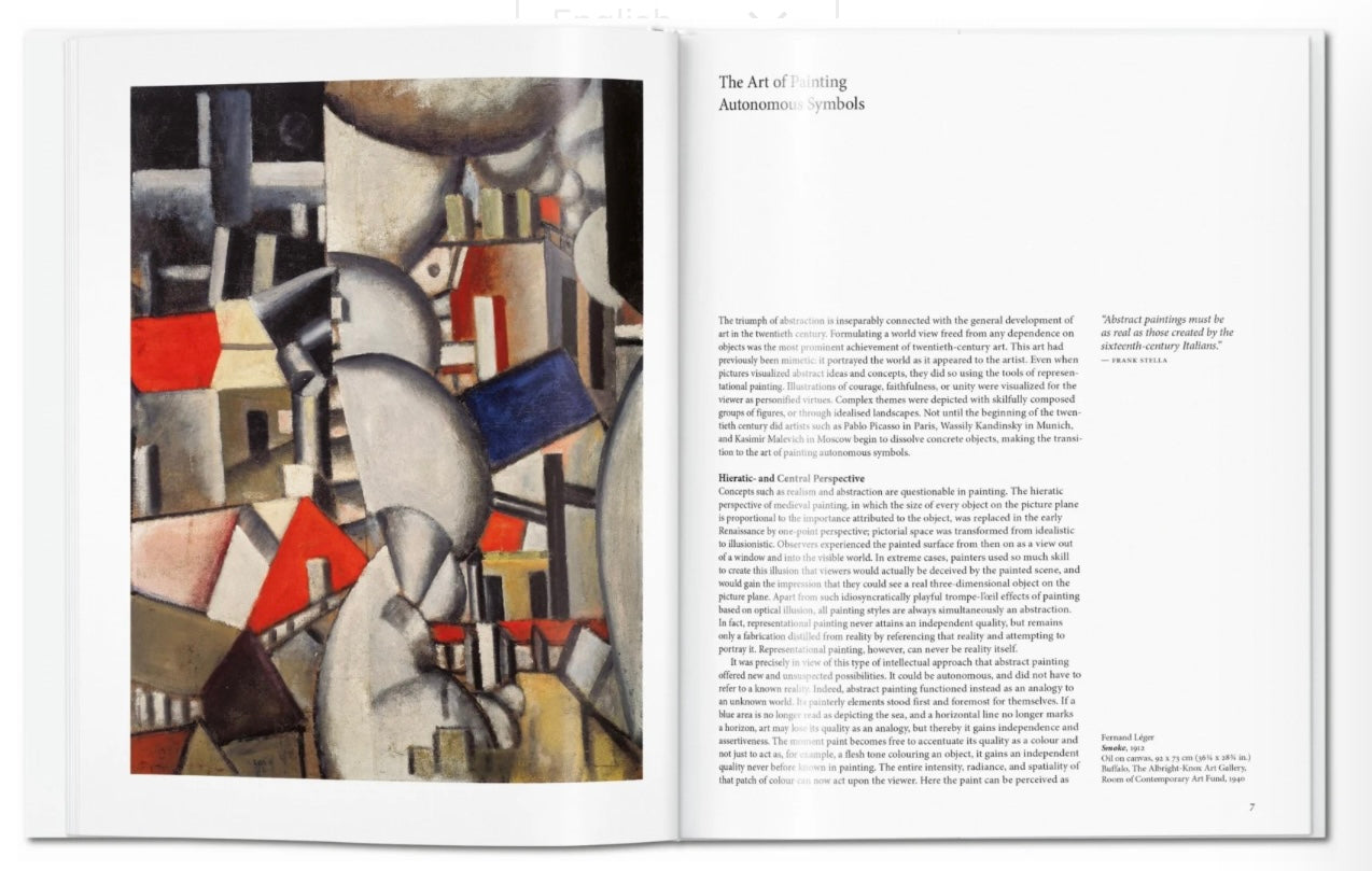 Abstract art books by Ozmun Home featuring colorful, modern designs on the covers displayed in the image.