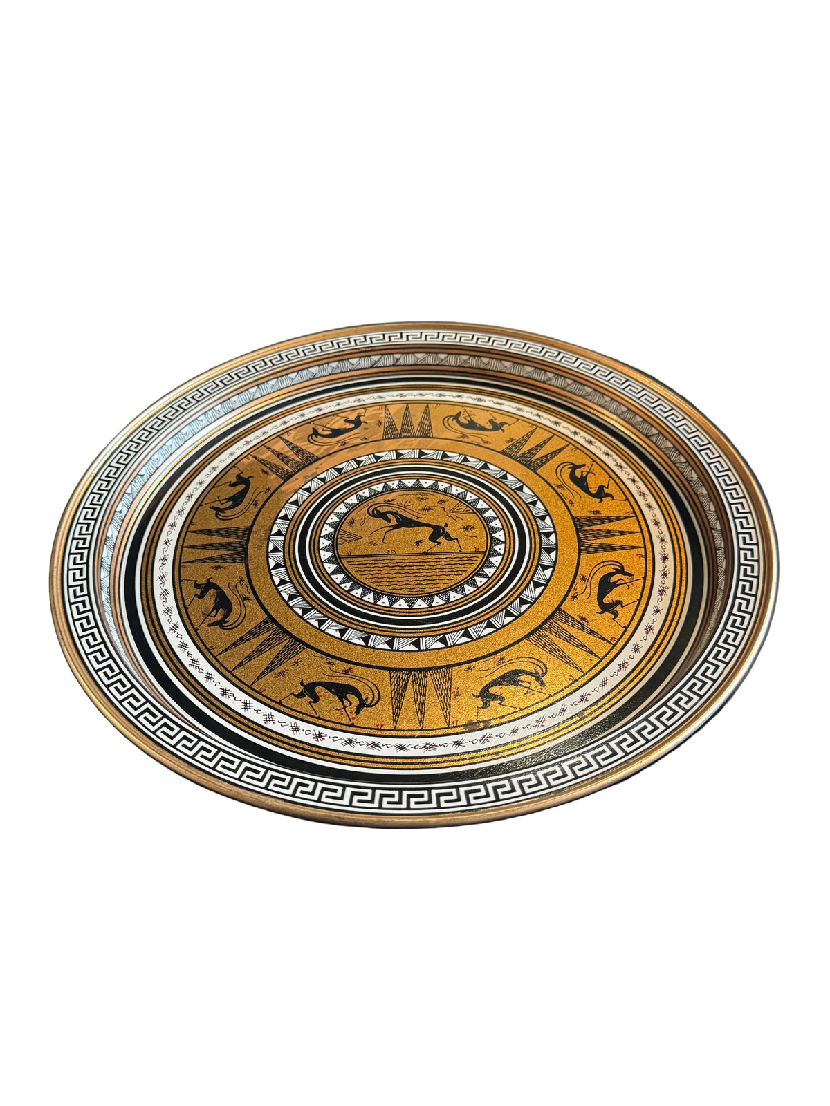 Fabcraft Greek Key Tin Tray
