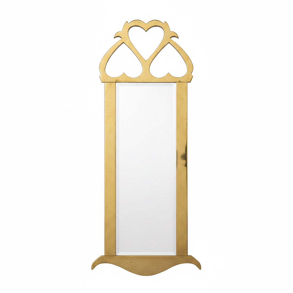 Brass Heart Mirror - The Vault Creative