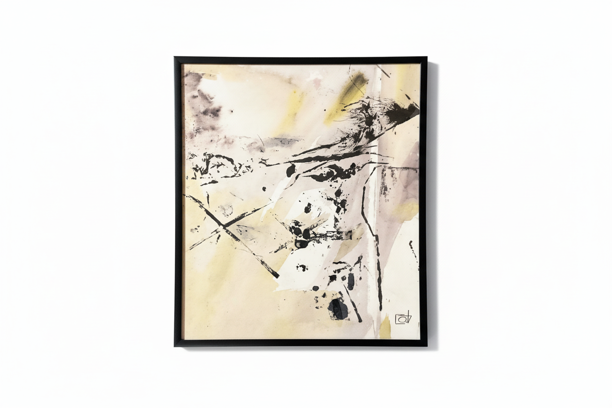 Signed French art print by The Vault Creative, featuring elegant artistic design and signature detail on high-quality paper.