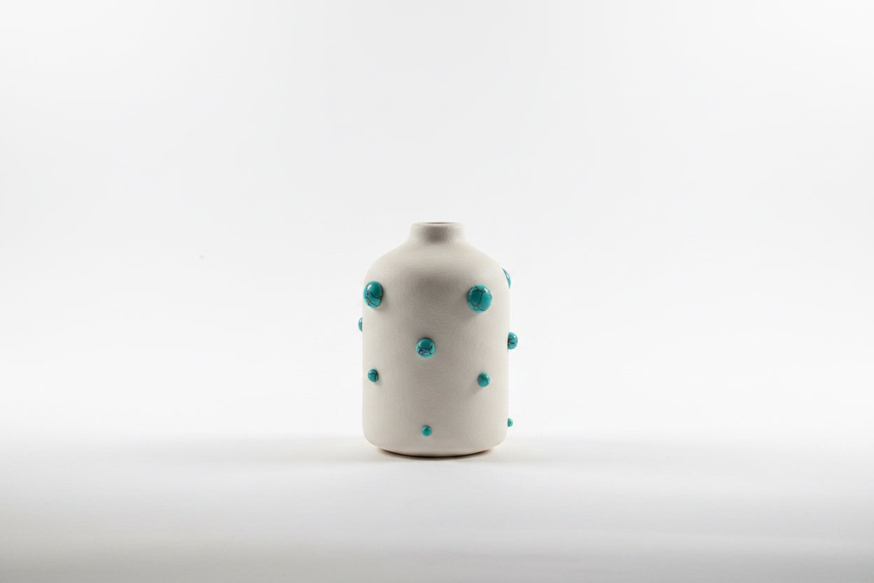 P.Grunsfeld Turquoise June Vase