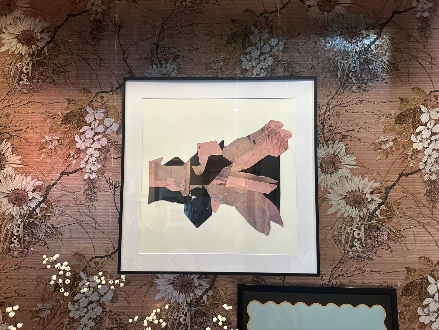 French collage artwork by The Vault Creative featuring vintage paper and mixed media elements arranged in an artistic composition.