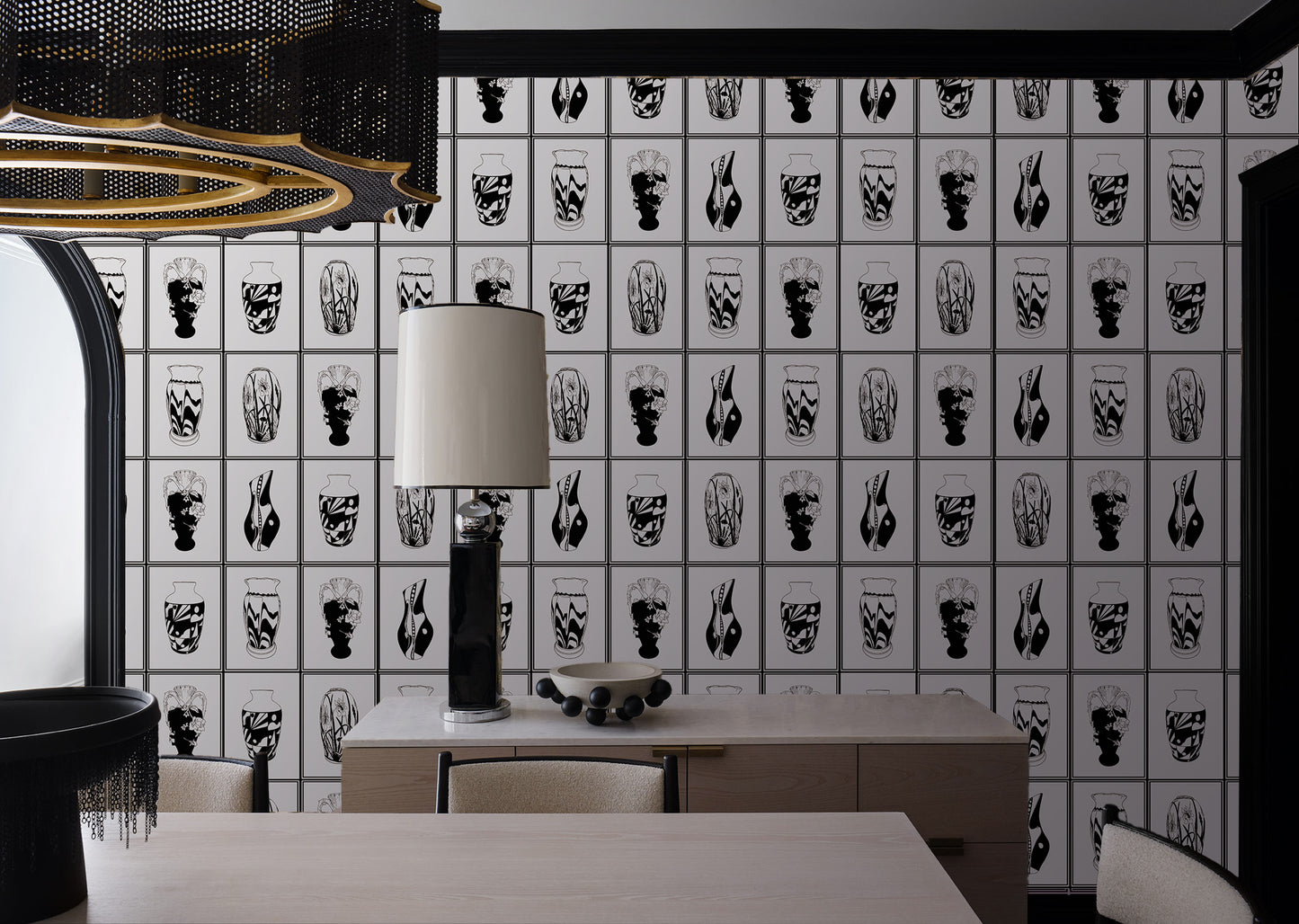 Vault Vases - Black and White