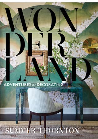 Wonderland decorating book by Penguin Random House LLC featuring colorful illustrations and whimsical design elements.