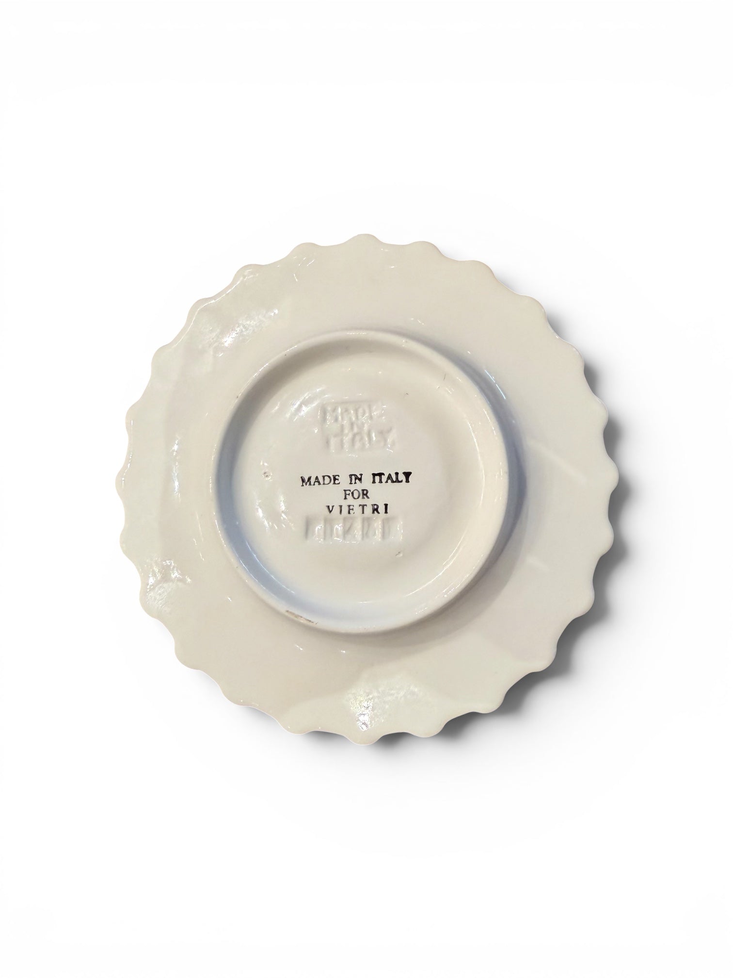 Set of four Vietri cup and saucer sets by ST x OH, featuring colorful ceramic design and elegant shape.