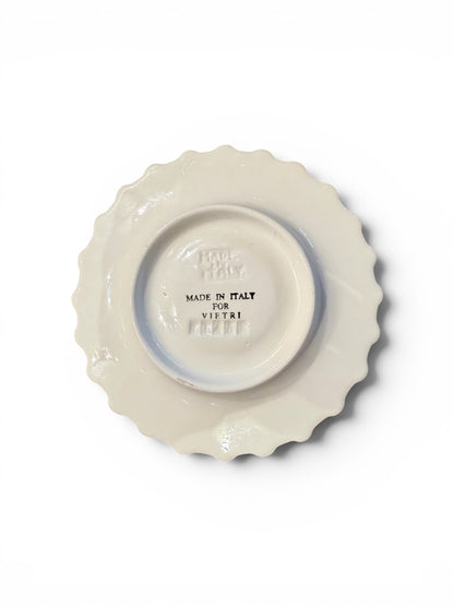 Set of four Vietri cup and saucer sets by ST x OH, featuring colorful ceramic design and elegant shape.