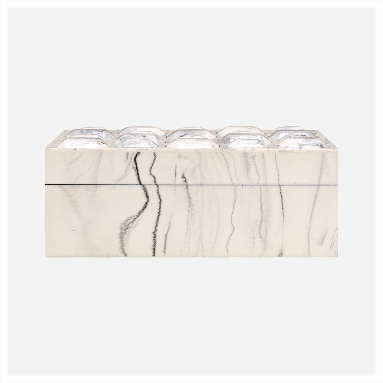 Larana Box by Kavana Decor, featuring a decorative wooden design with intricate carvings and a hinged lid.