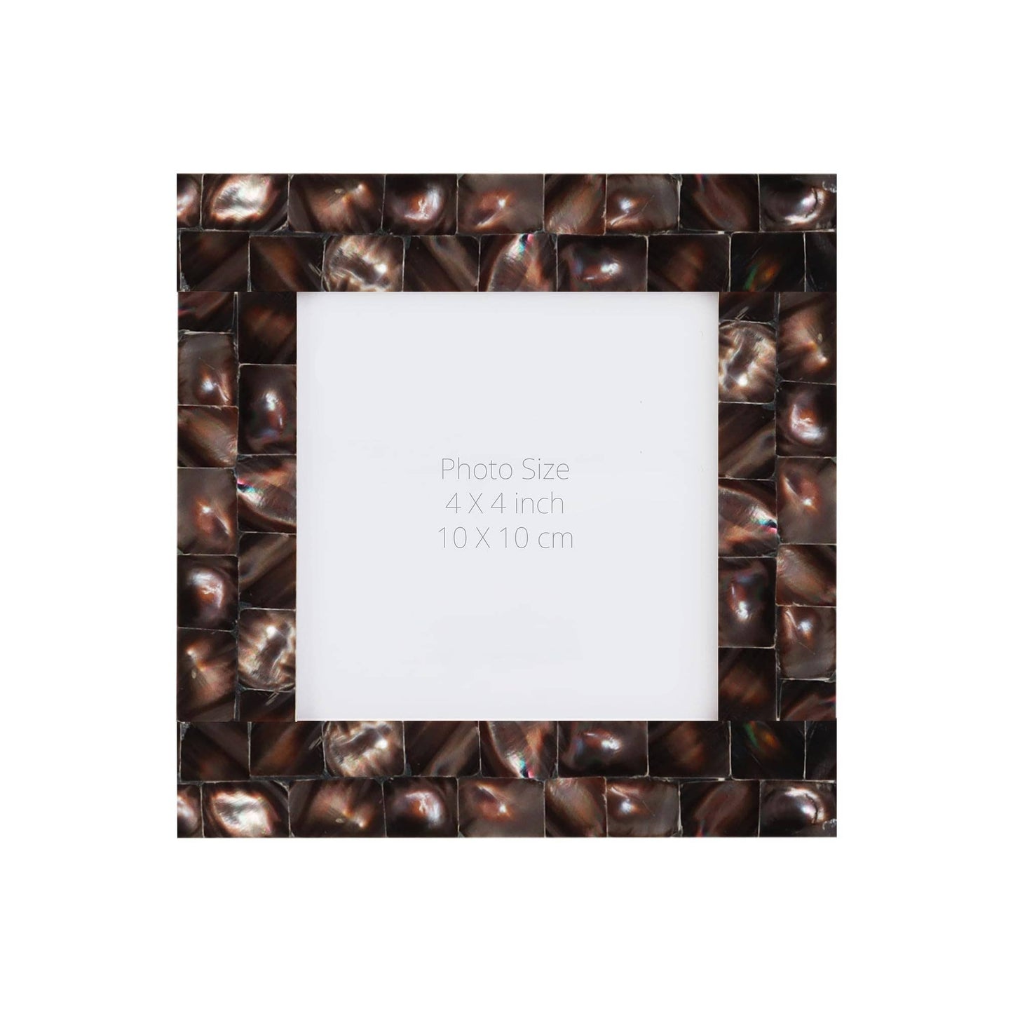 Lavender Mother of Pearl Picture Frame 4x4"
