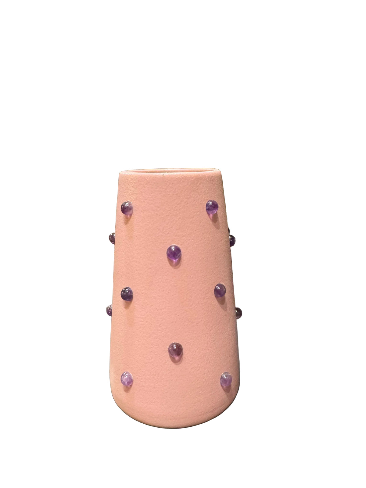 P.Grunsfeld 6” Purple on Pink Vase