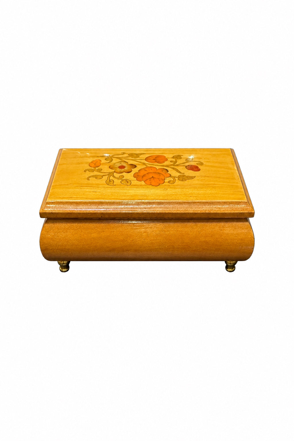 Floral wooden Keepsake Box