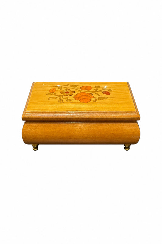 Floral wooden Keepsake Box
