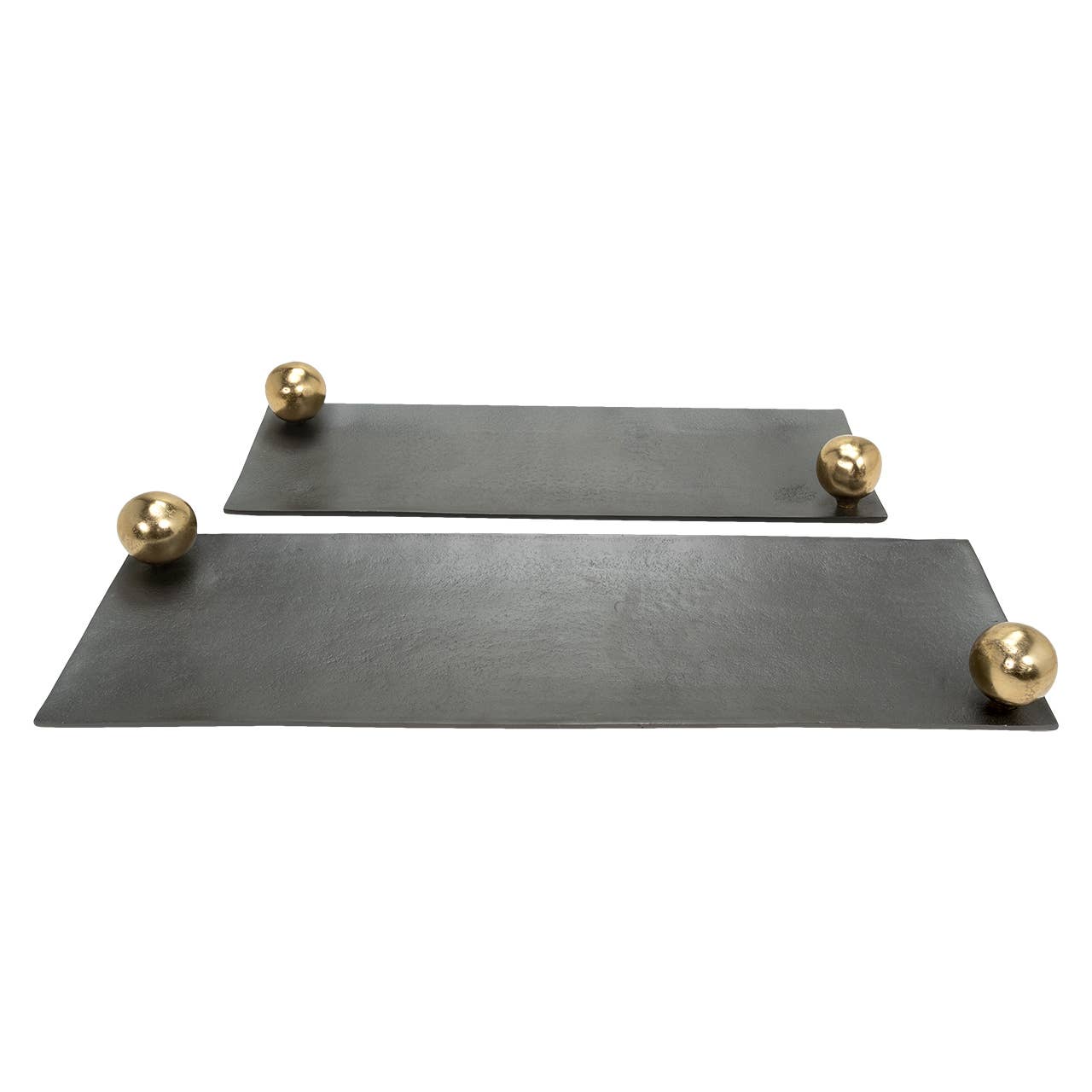 The Vault Creative Fenley Tray tabletop serving tray with a natural wooden finish and sleek design.