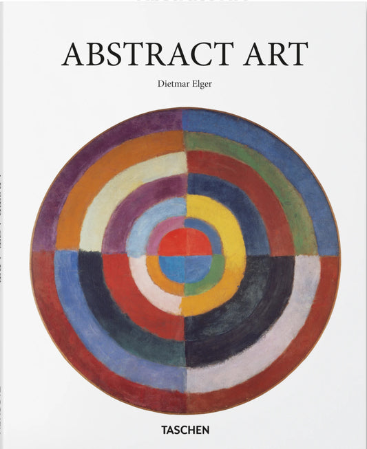 Abstract art book by Ozmun Home featuring colorful, modern abstract designs on the cover.