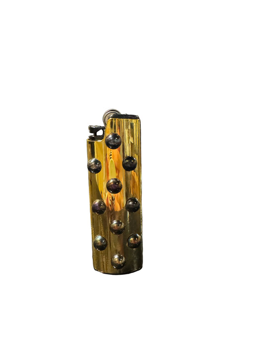 P.Grunsfeld Gold & Oil Slick Lazy Lighter