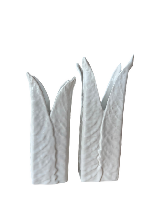 Vintage Italian Aloe Vera Vase by Ozmun Home, showcasing a ceramic vase with intricate design and aloe vera plant inside.