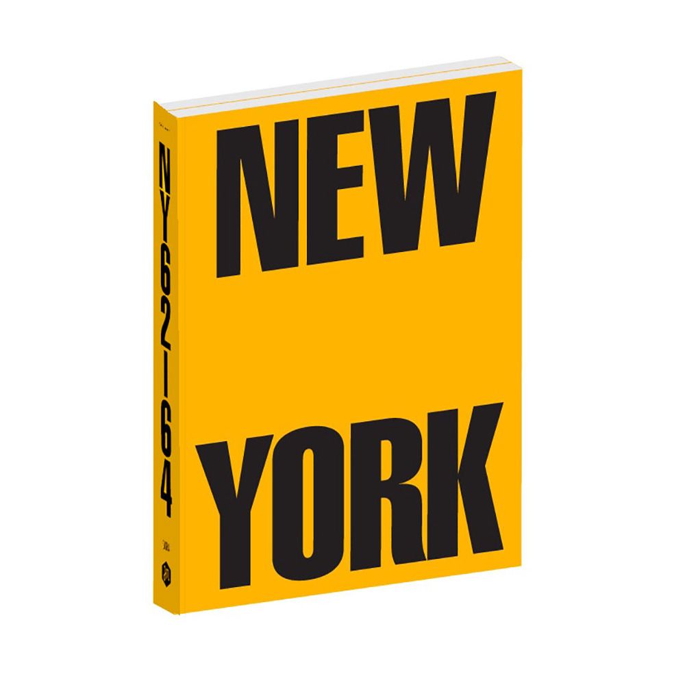 Vintage New York book cover titled "New York: 1962-1964" by Ozmun Home, featuring a cityscape illustration.
