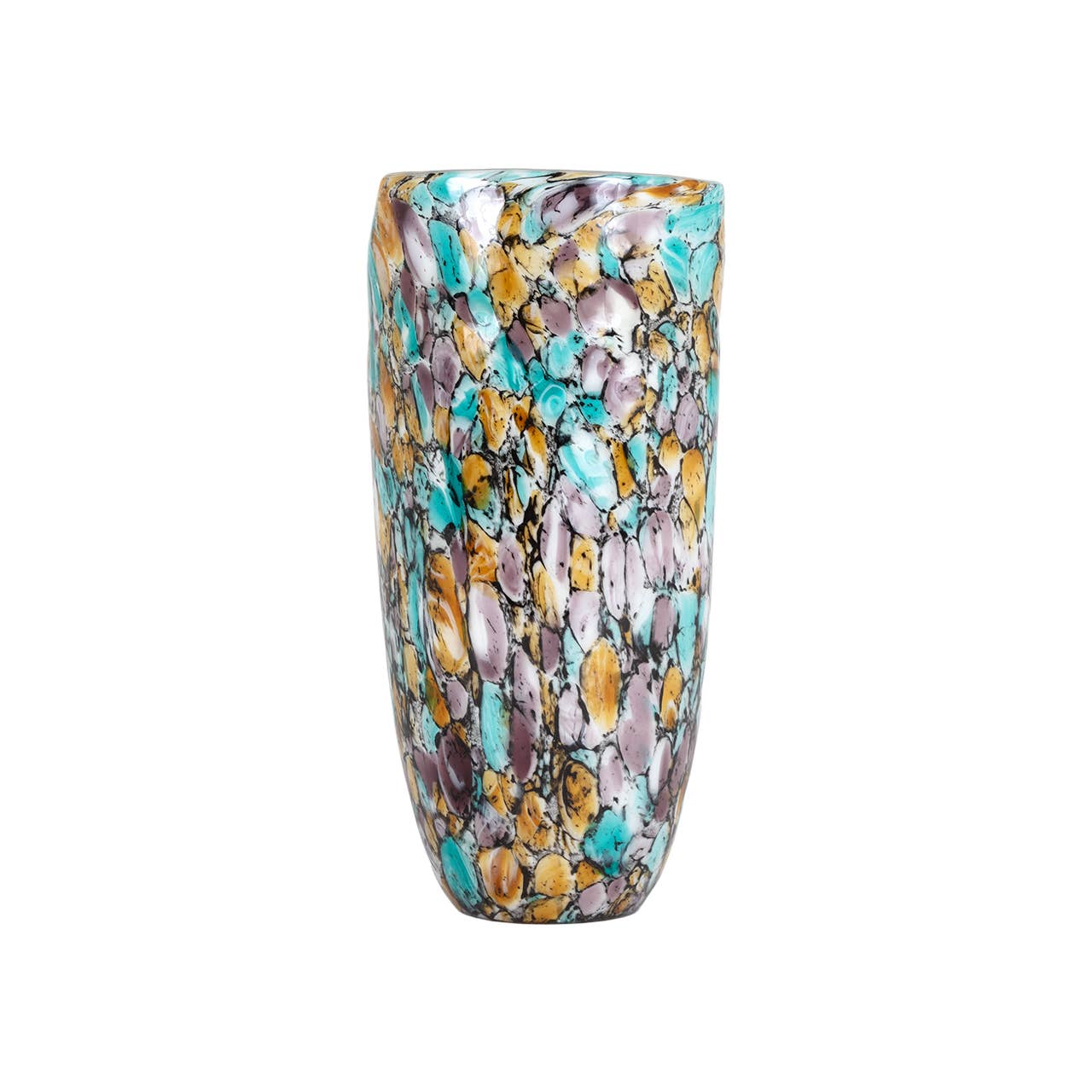Leopold Tall Vase by ST x OH, elegant ceramic vase with a smooth finish and tall, slender shape for floral displays.