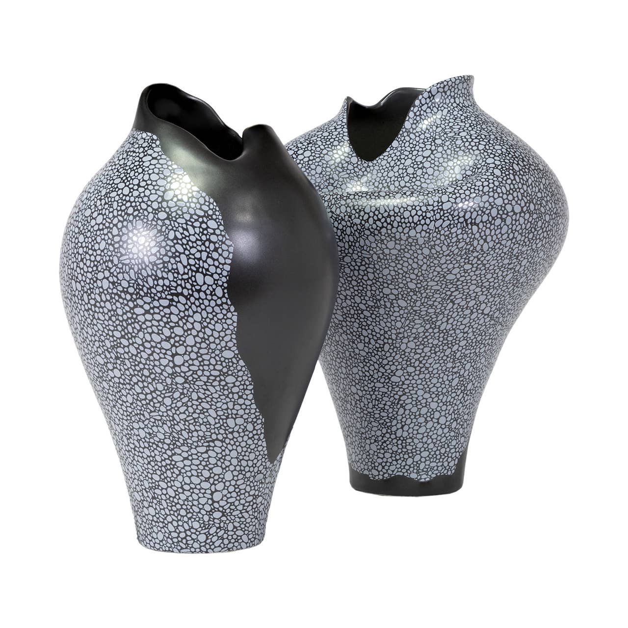 Callum Tall Vase by Kavana Decor, featuring a sleek ceramic design with a modern tall shape and textured finish.