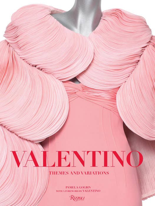 Cover of Valentino: Themes & Variations book by Penguin Random House LLC, featuring artistic design and typography on the front.