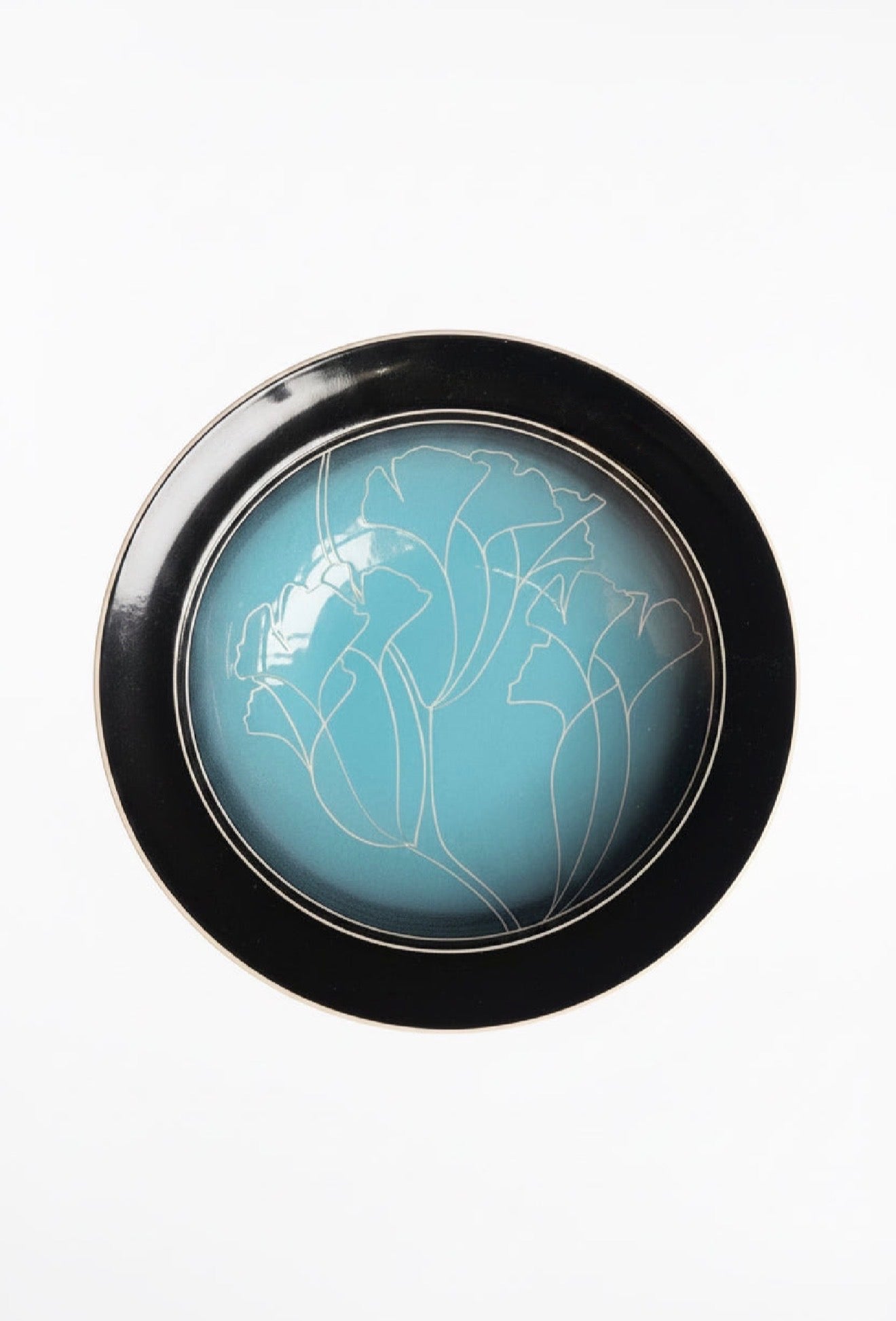 Turquoise Flora Bowl