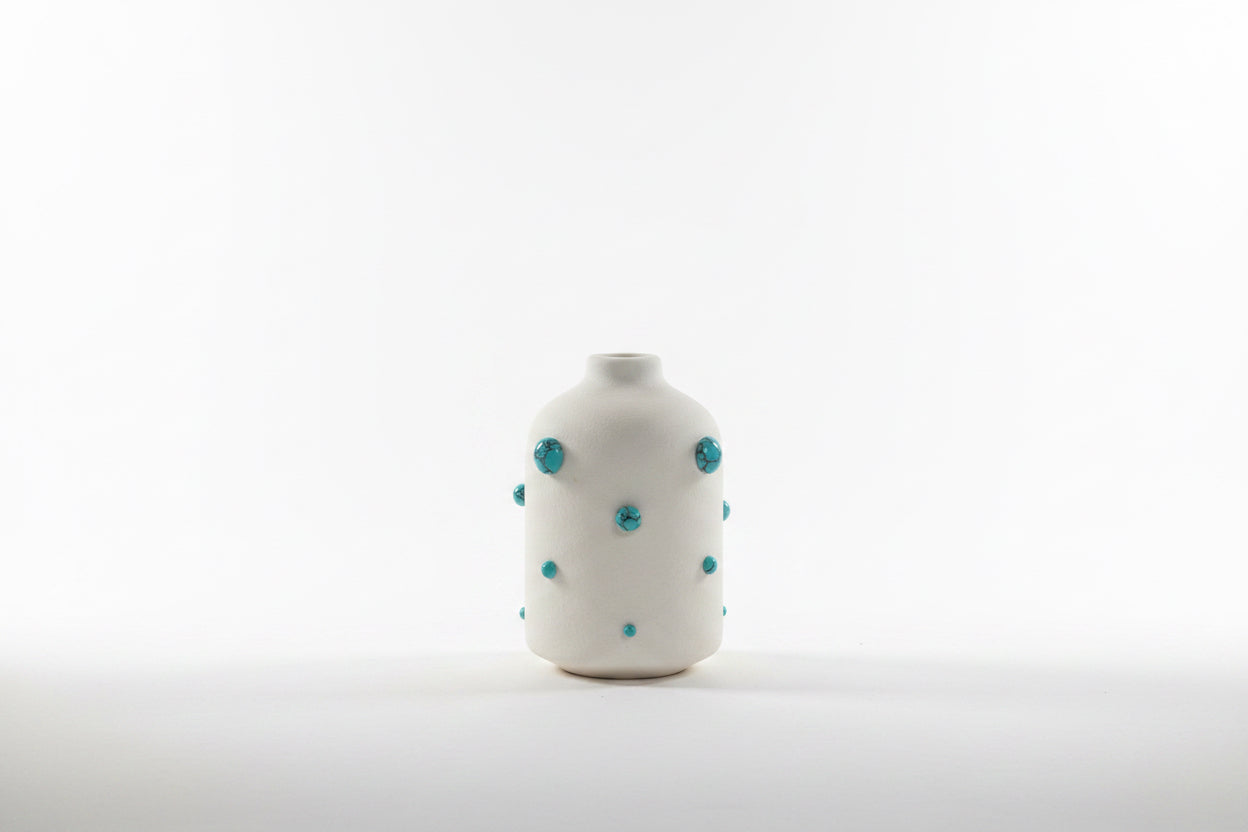 P.Grunsfeld Turquoise June Vase