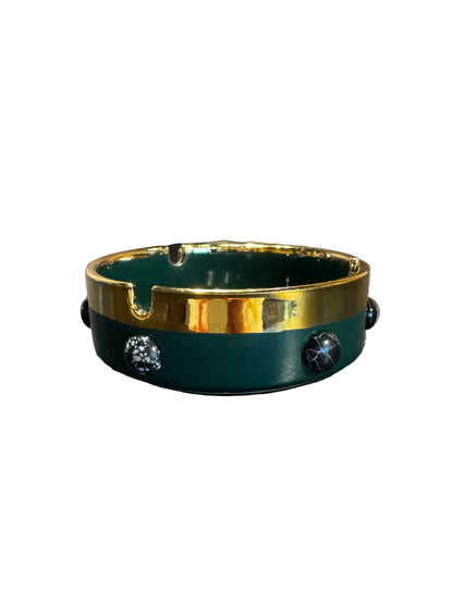 P. Grunsfeld Green & Black Stoner Tray