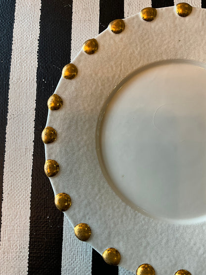 Vietri Vintage Plate by ST x OH featuring intricate patterns and a classic ceramic design on a white background.