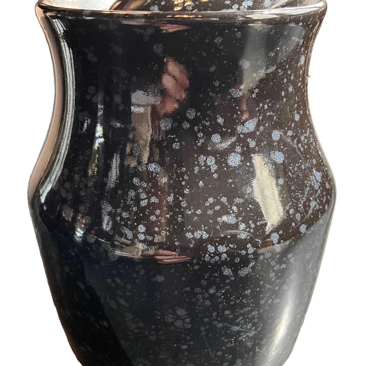 Stoneware Speckled Canister 7” Jar