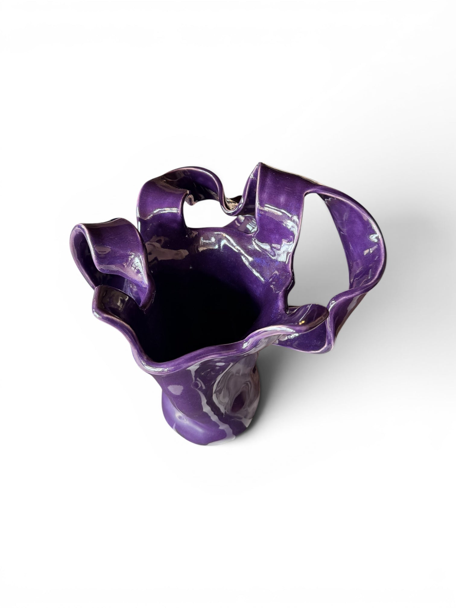 Maggie Petite Vase by The Vault Creative, ceramic decorative vase with a smooth finish and modern design.