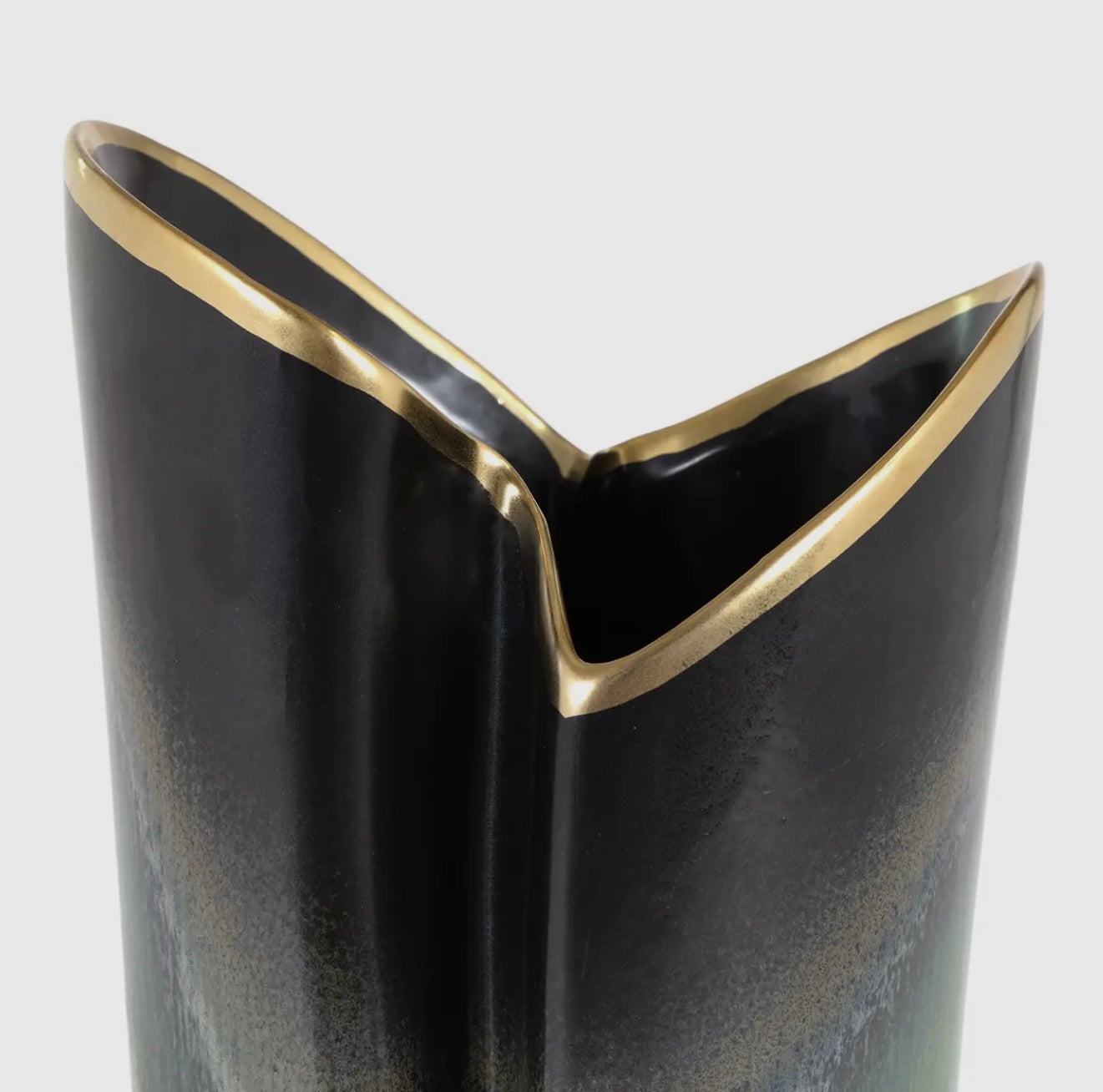 Tall Ferdinand vase by The Vault Creative featuring a sleek design and neutral finish, perfect for floral arrangements or decorative use.