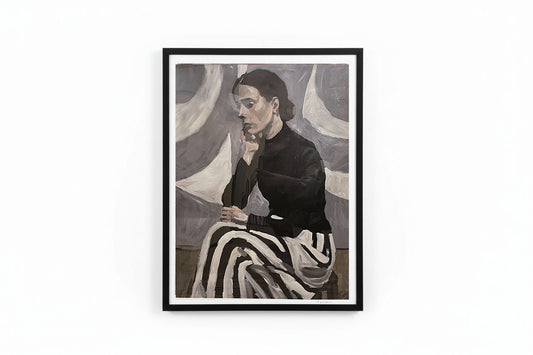 Signed Rebecca Aldernet print titled A Quiet Reflection II by The Vault Creative, showcasing a peaceful, artistic watercolor scene.