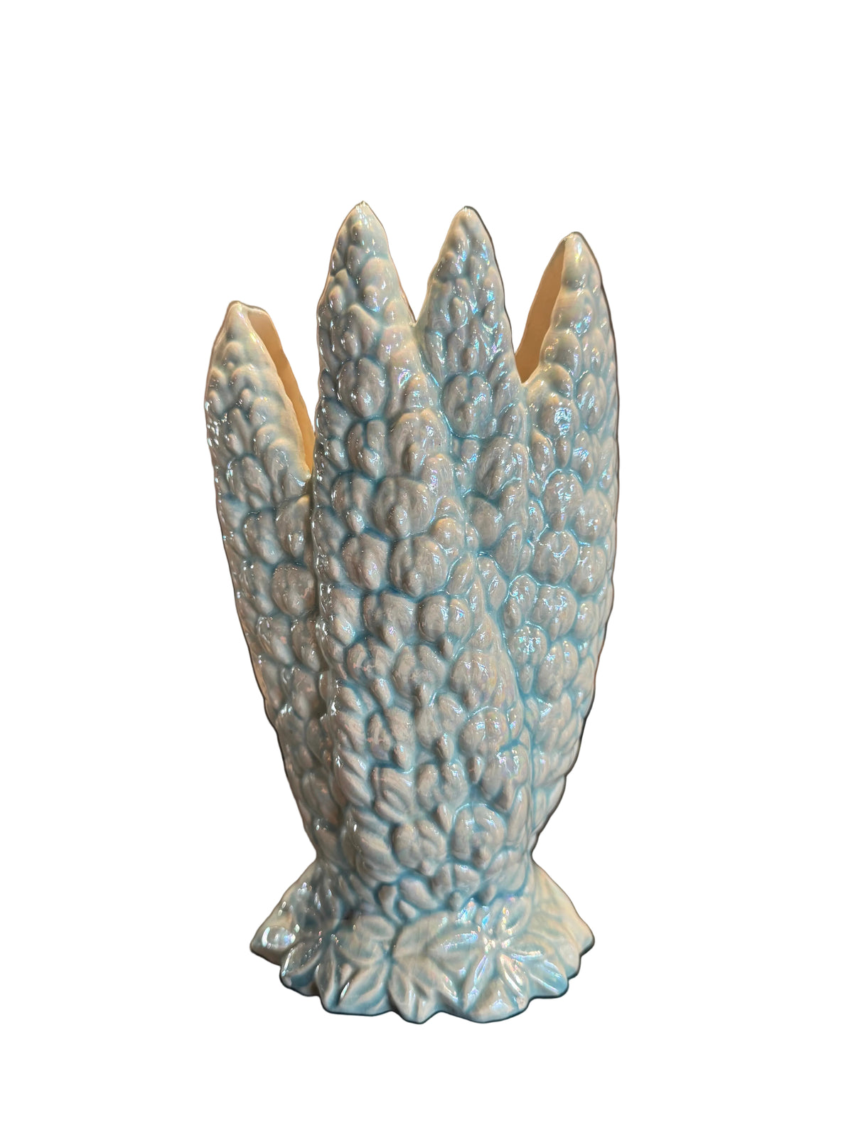 Blue Asparagus Vase