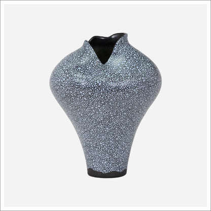 Tall Callum vase by Kavana Decor, featuring a sleek, modern design with a textured surface in neutral tones.