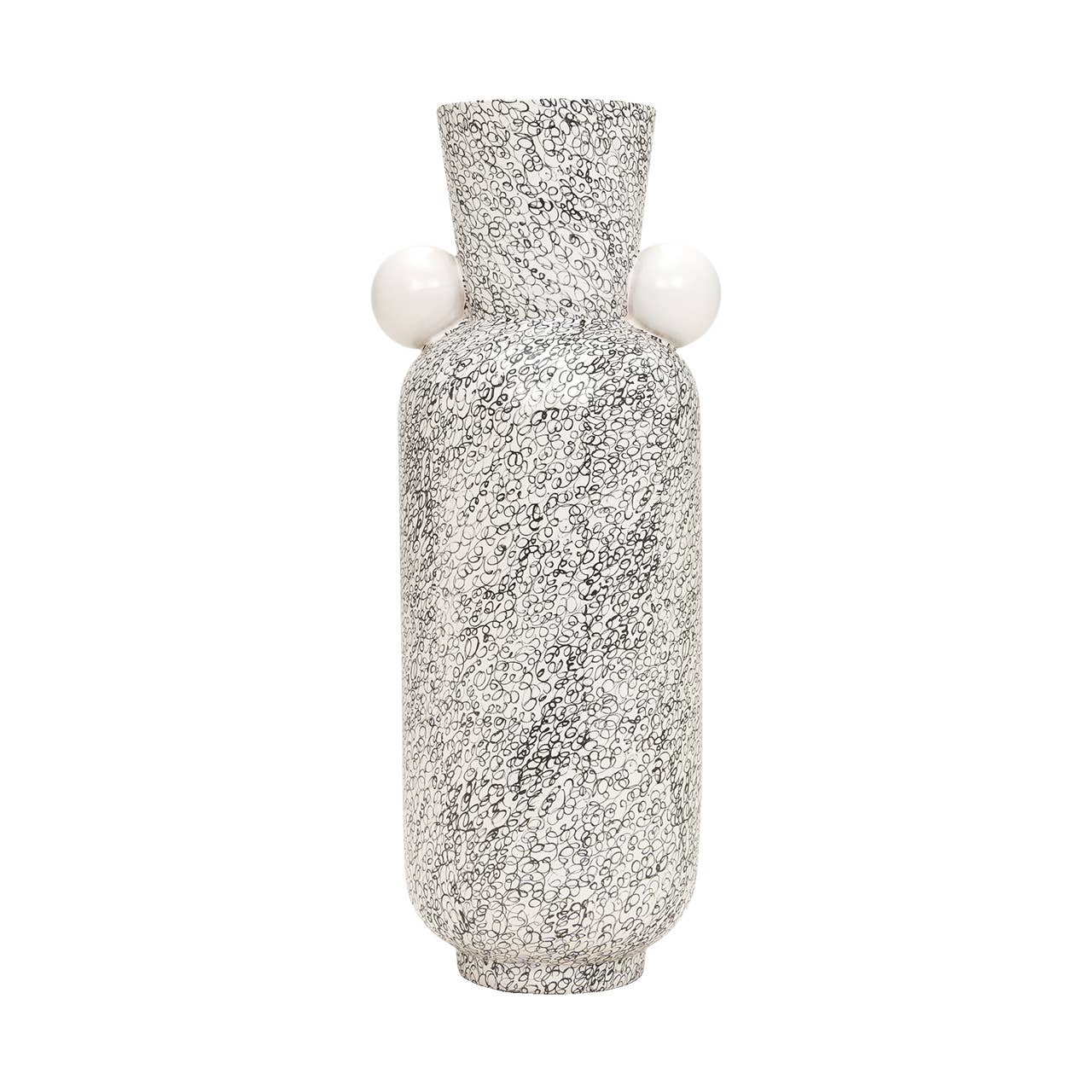Kavana Decor Eridan Vase with a sleek, modern design in a neutral finish, perfect for home decor display.