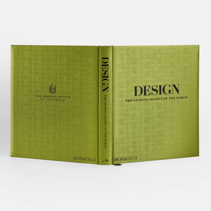 Phaidon book titled "Leading Hotels of the World" showcasing a hardcover design with elegant cover art.