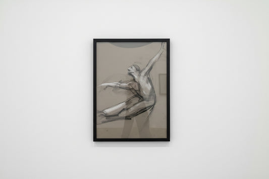 Vintage life drawing sketch from The Vault Creative, featuring a detailed human figure in a classic pose.