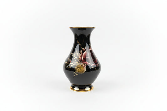Vintage flower vase by The Vault Creative featuring a classic design and floral accents, perfect for decorative floral arrangements.