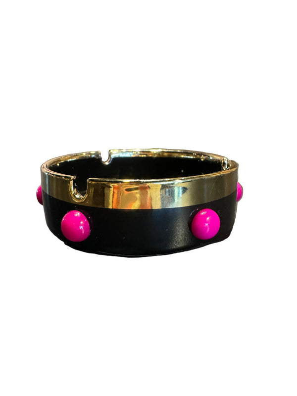 P. Grunsfeld Black & Pink Stoner Tray