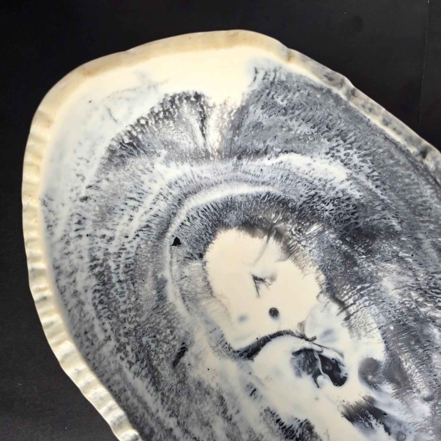 Large Resin Trough - Entryway Catchall - Decorative Bowl