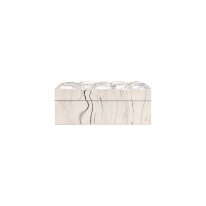 Larana Box by Kavana Decor, a decorative wooden storage box with intricate carvings and a polished finish.