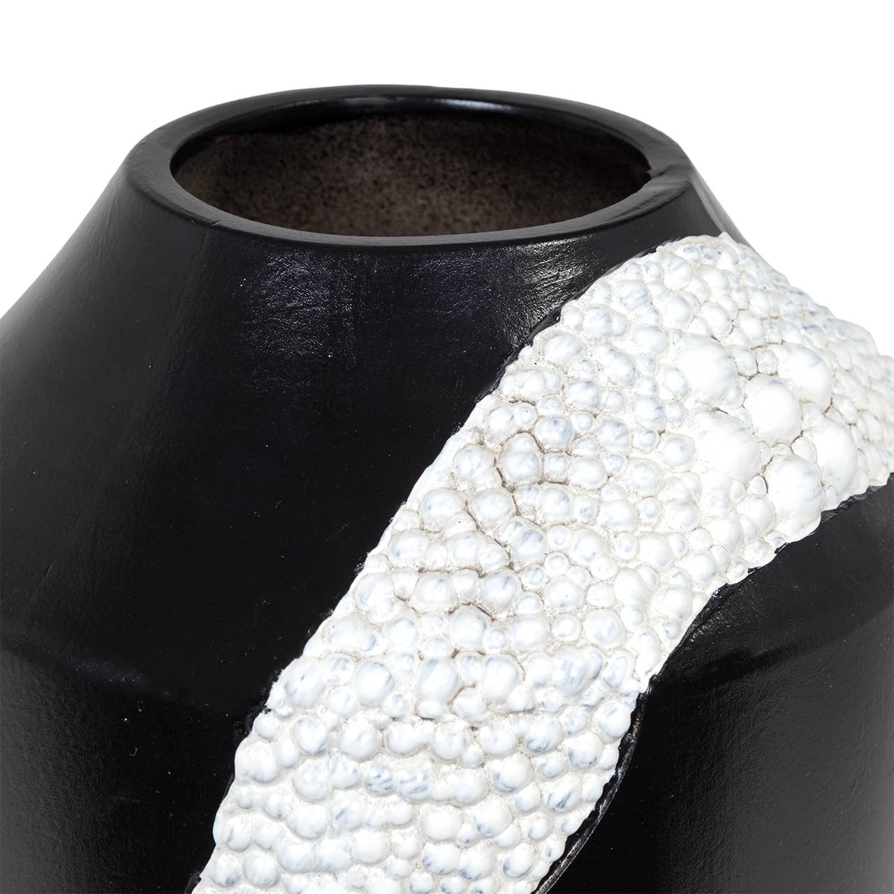 Kavana Decor Benson Tall Vase in neutral finish, elegant cylindrical shape, suitable for decorative floral arrangements.