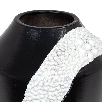 Kavana Decor Benson Tall Vase in neutral finish, elegant cylindrical shape, suitable for decorative floral arrangements.