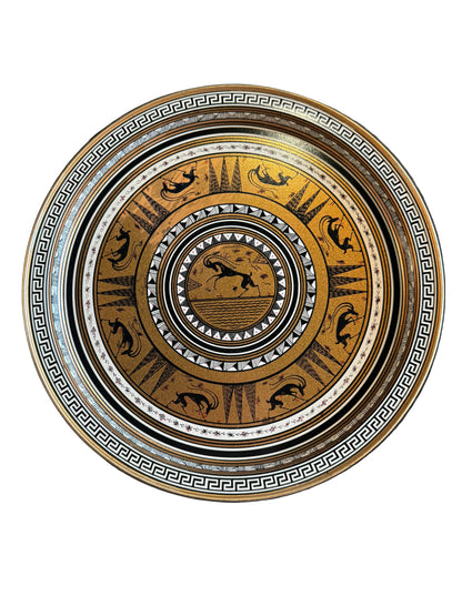 Fabcraft Greek Key Tin Tray