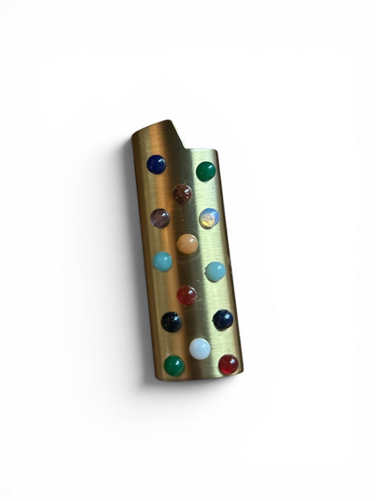 P. Grunsfeld Stoner Lazy Lighter by The Vault Creative, featuring a compact, stylish design with a built-in ignition for easy use.
