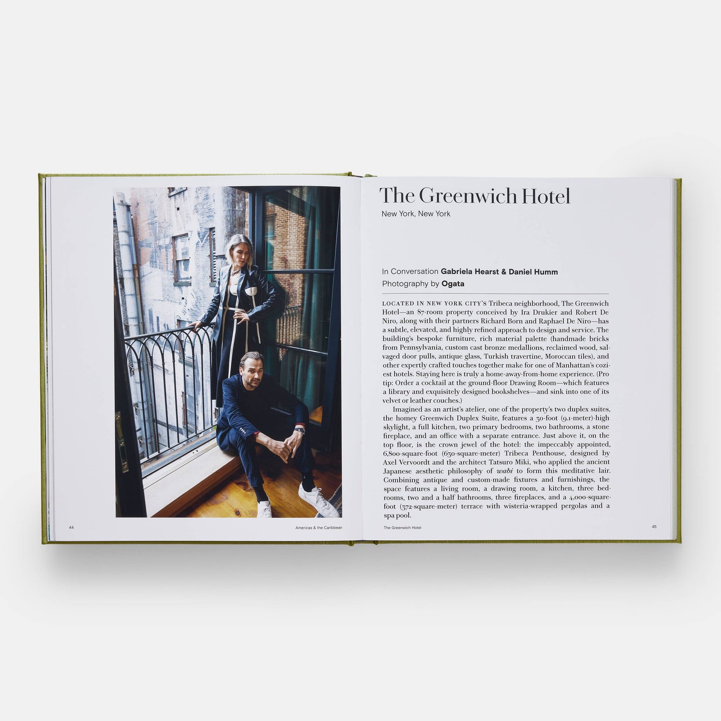 Phaidon book titled "Leading Hotels of the World" featuring a hardcover with elegant cover design and title on the front.