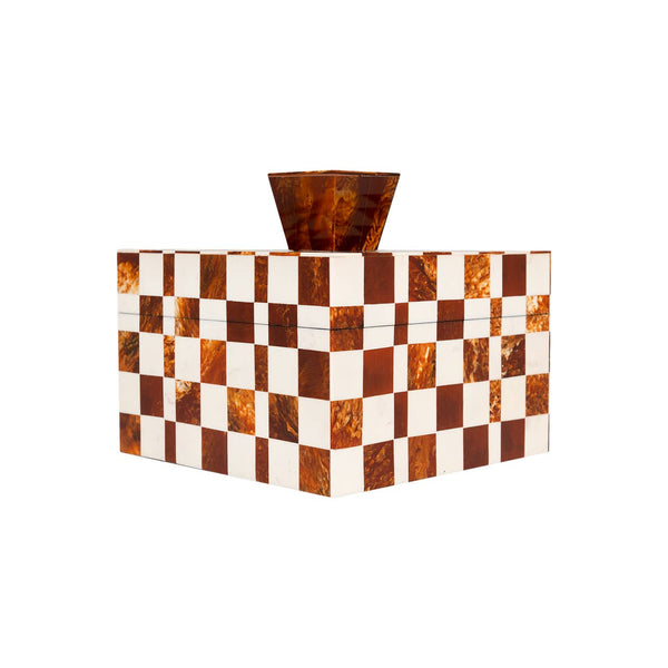Decorative Camiro Box by Kavana Decor, showing a stylish storage box with intricate patterns and a polished finish.