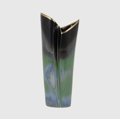 Tall ceramic vase from The Vault Creative's Ferdinand collection, featuring a sleek, modern design and neutral finish.