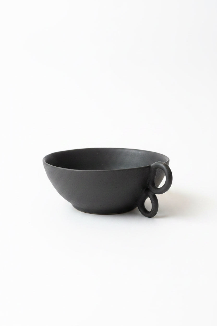 Matte Black Double Ear Mini Cup